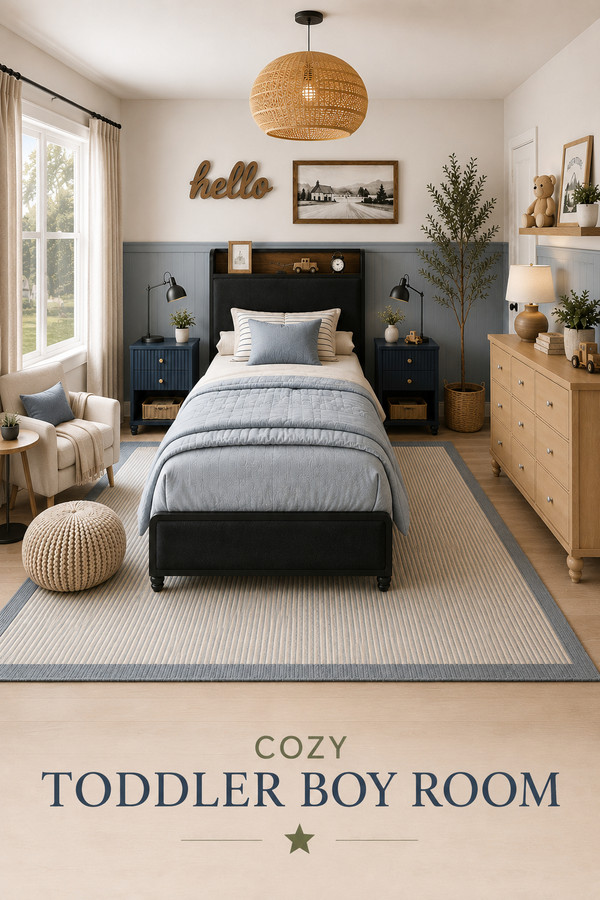 Looking for cozy toddler boy room ideas