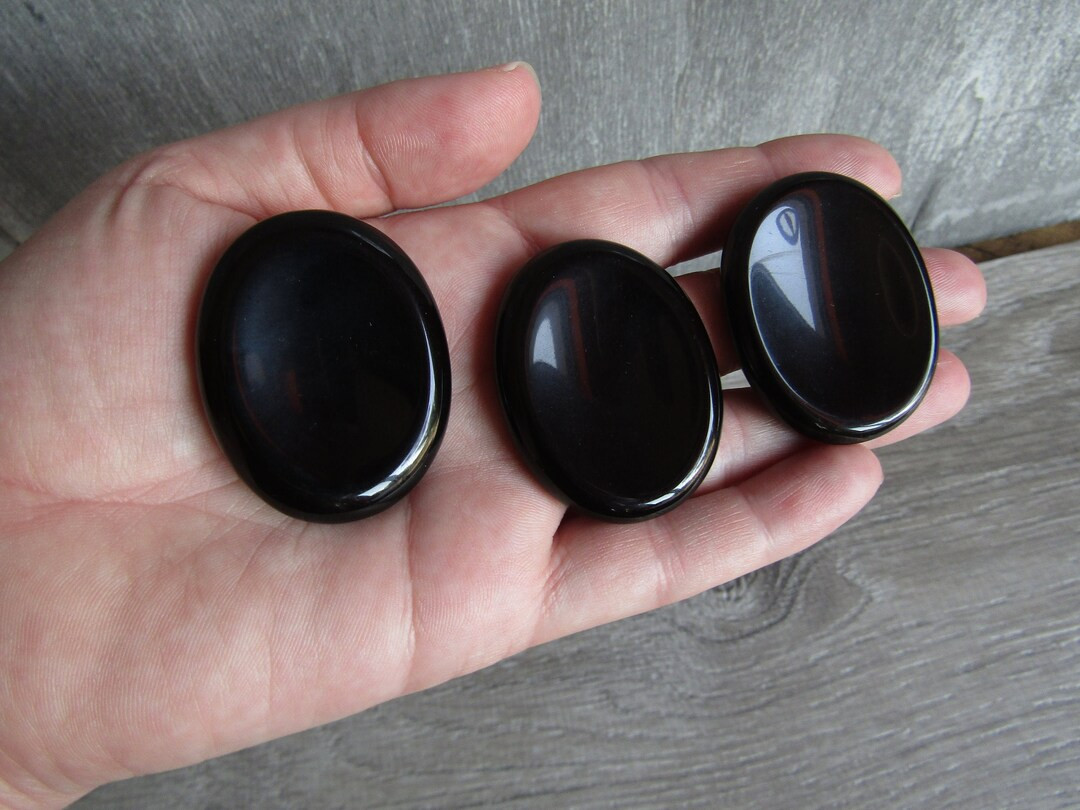 Obsidian Worry Stone E32 - Etsy | Etsy (US)