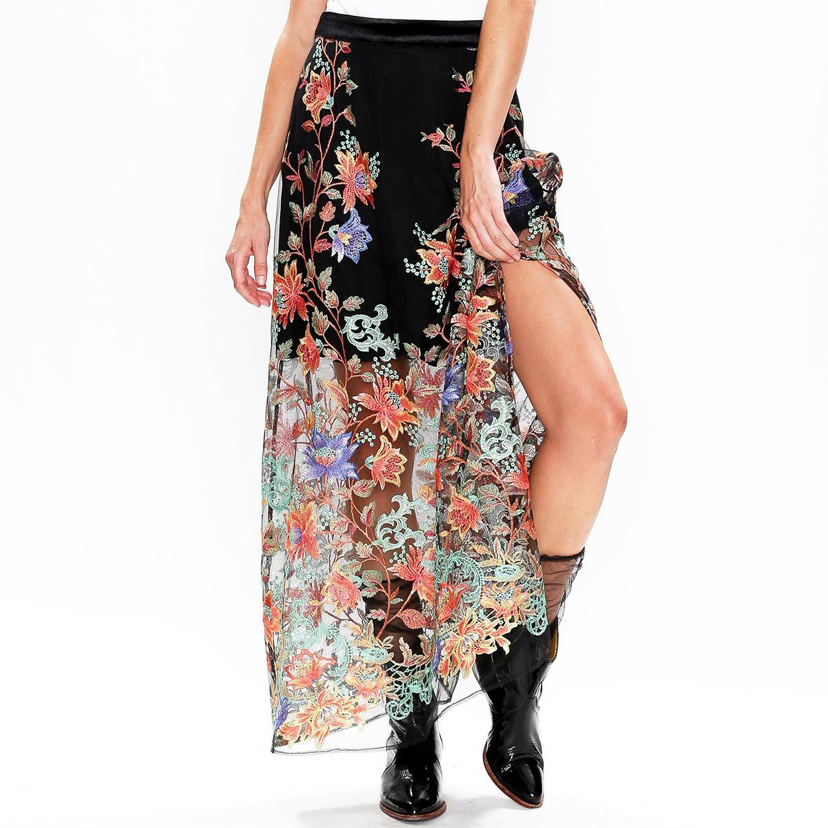 Aratta Dark Night Maxi Skirt - 9763746 | HSN | HSN
