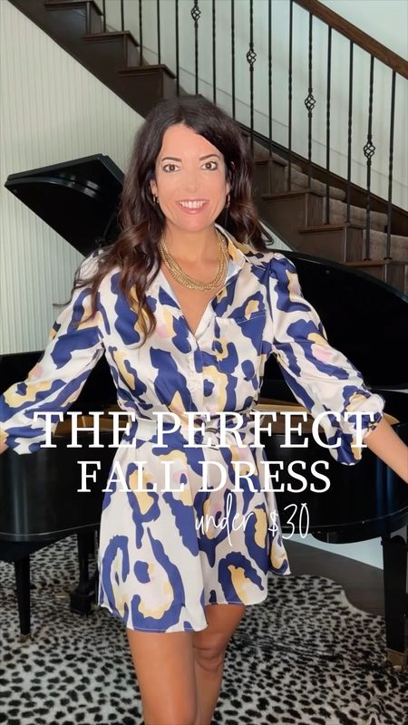 Perfect fall dress for under $30. I’m wearing a medium. 

Amazon find 

#LTKover40 #LTKfindsunder50 #LTKSeasonal
