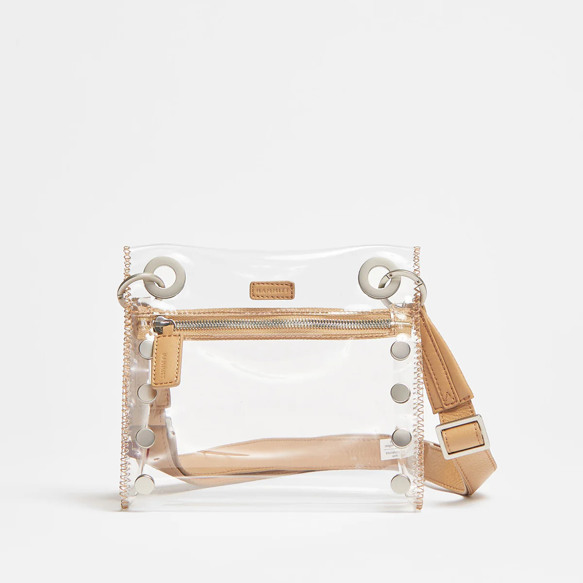 Tony Small - Toast Tan Crossbody Clear Bag (Stadium Bag) | Hammitt | Hammitt (US)
