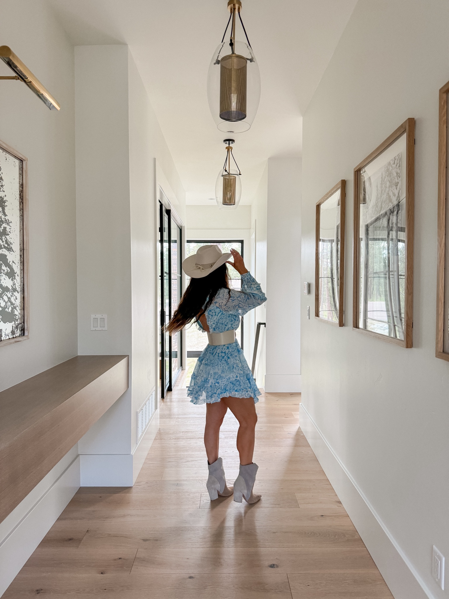 This dress is so fun! I am wearing an xs. I paired with this belt. The color combo of booties I have is sold out. Anthropologie dress find. Summer dress. 

#LTKStyleTip #LTKShoeCrush #LTKHome