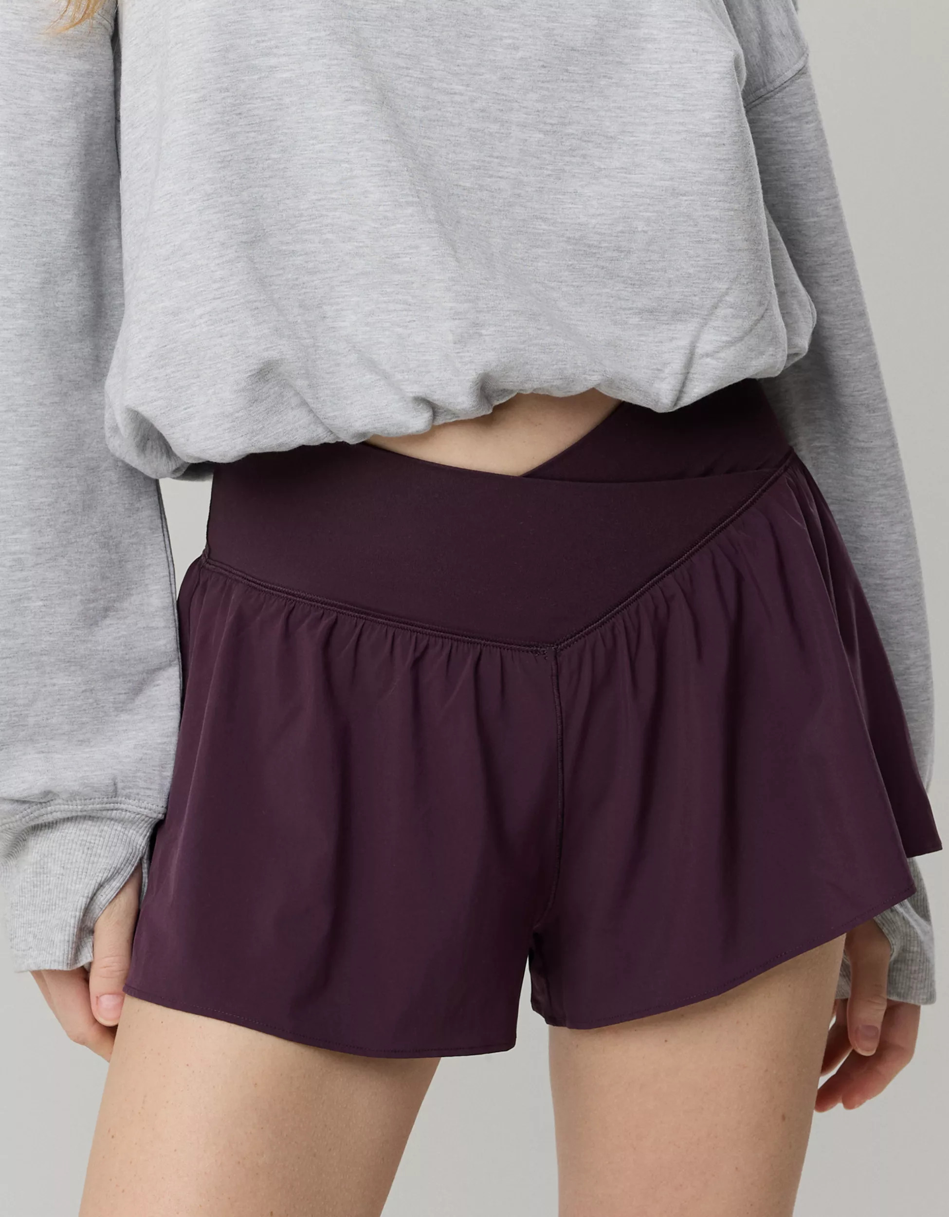 OFFLINE By Aerie Real Me Crossover Flowy Short | Aerie