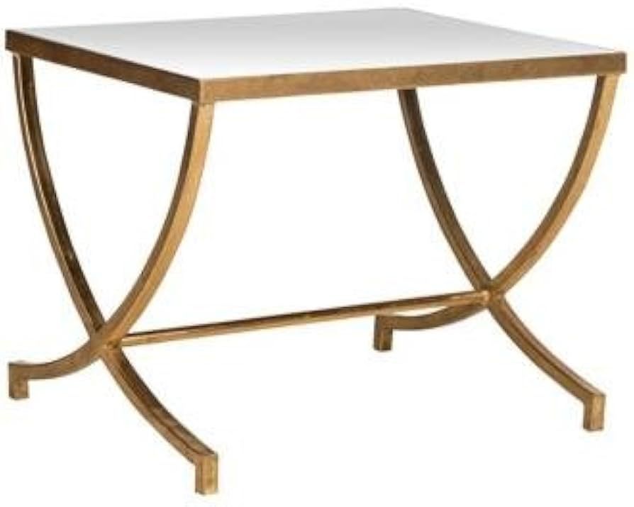 Safavieh Home Collection Maureen Gold Accent Table | Amazon (US)