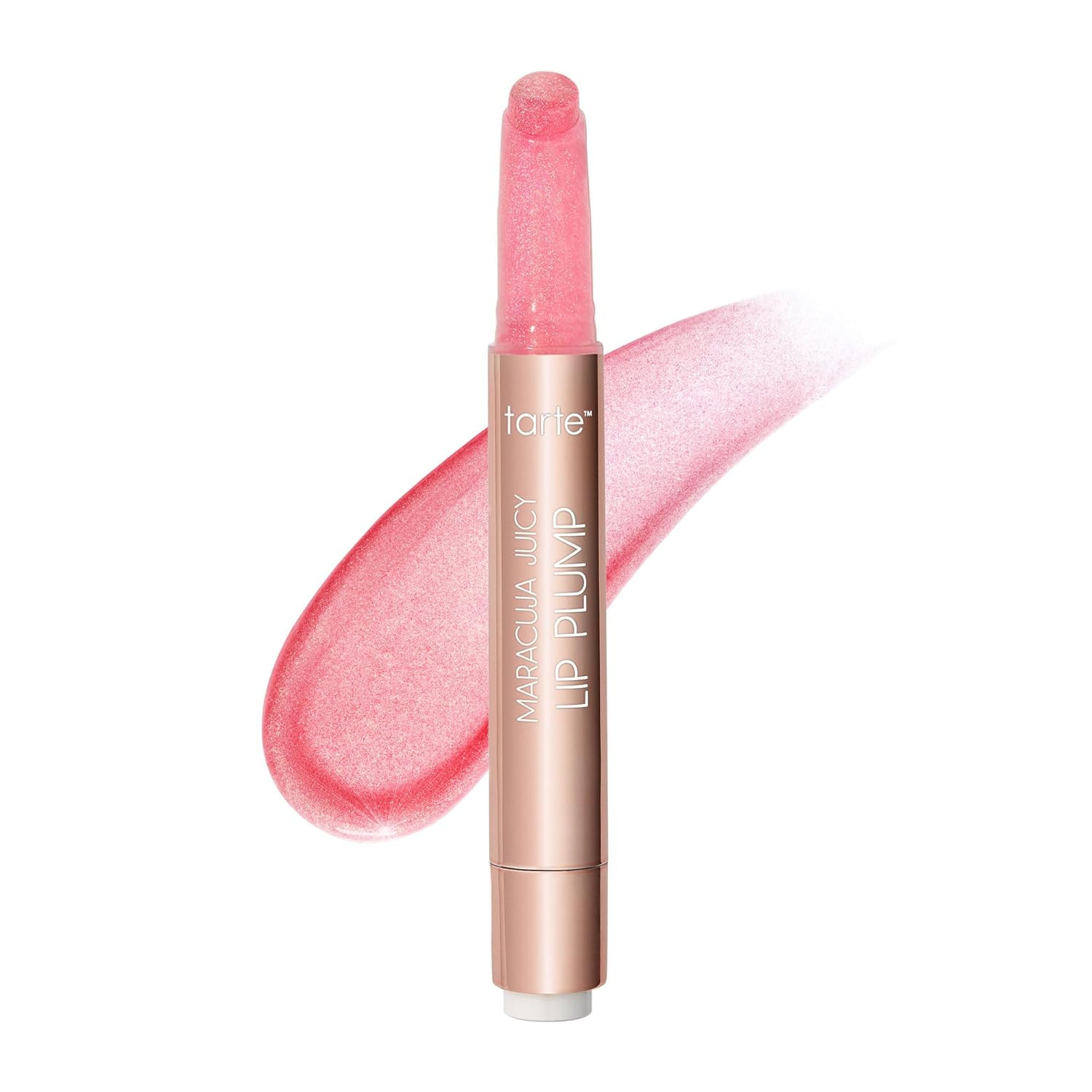 tarte maracuja juicy shimmer glass lip plump – Hydrating & Volumizing Lip Gloss Balm with Hyaluronic Acid & Vitamin E, Plumps & Moisturizes, Vegan & Cruelty-Free | Amazon (US)