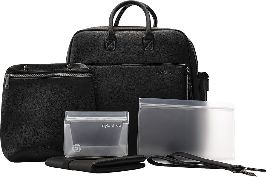 Ayla & Co Full-Size Diaper Bag Backpack, Baby Essentials Cross-Body Changing Bag for Baby Girl/Bo... | Amazon (US)