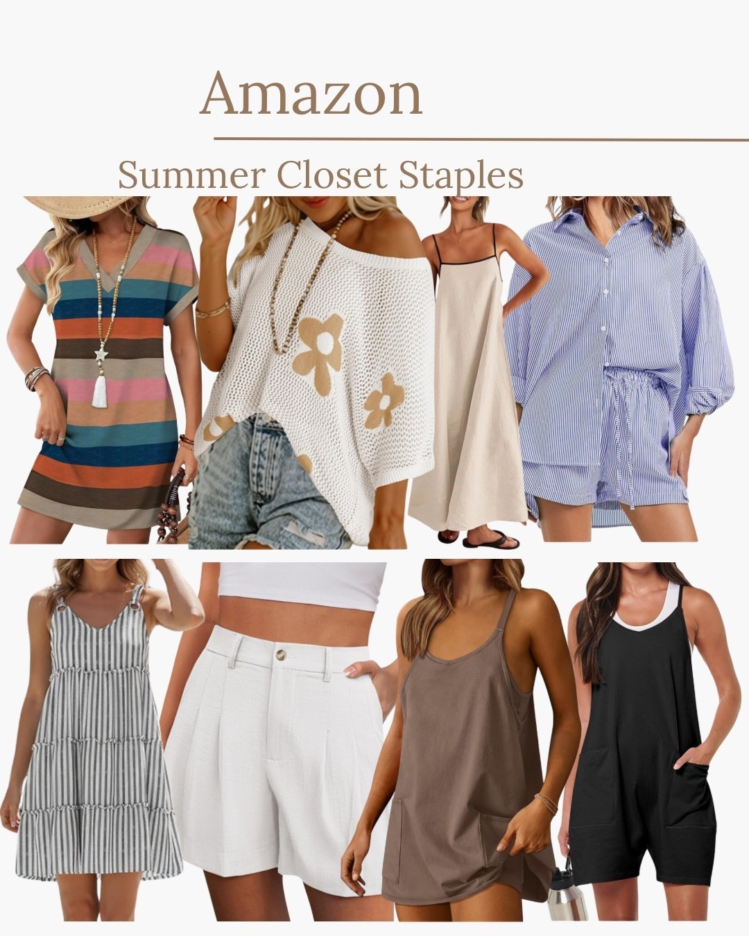 Amazon summer closet staples!

#LTKootd #LTKdayinmylife #LTKSeasonal