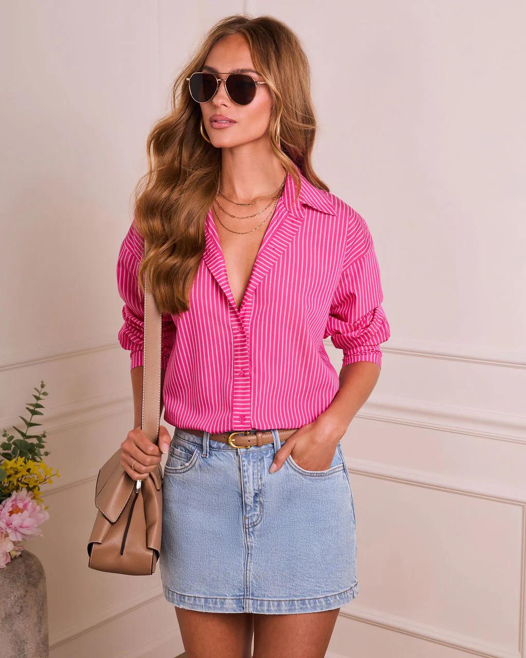 Delicate Muse Button Down Top | VICI
