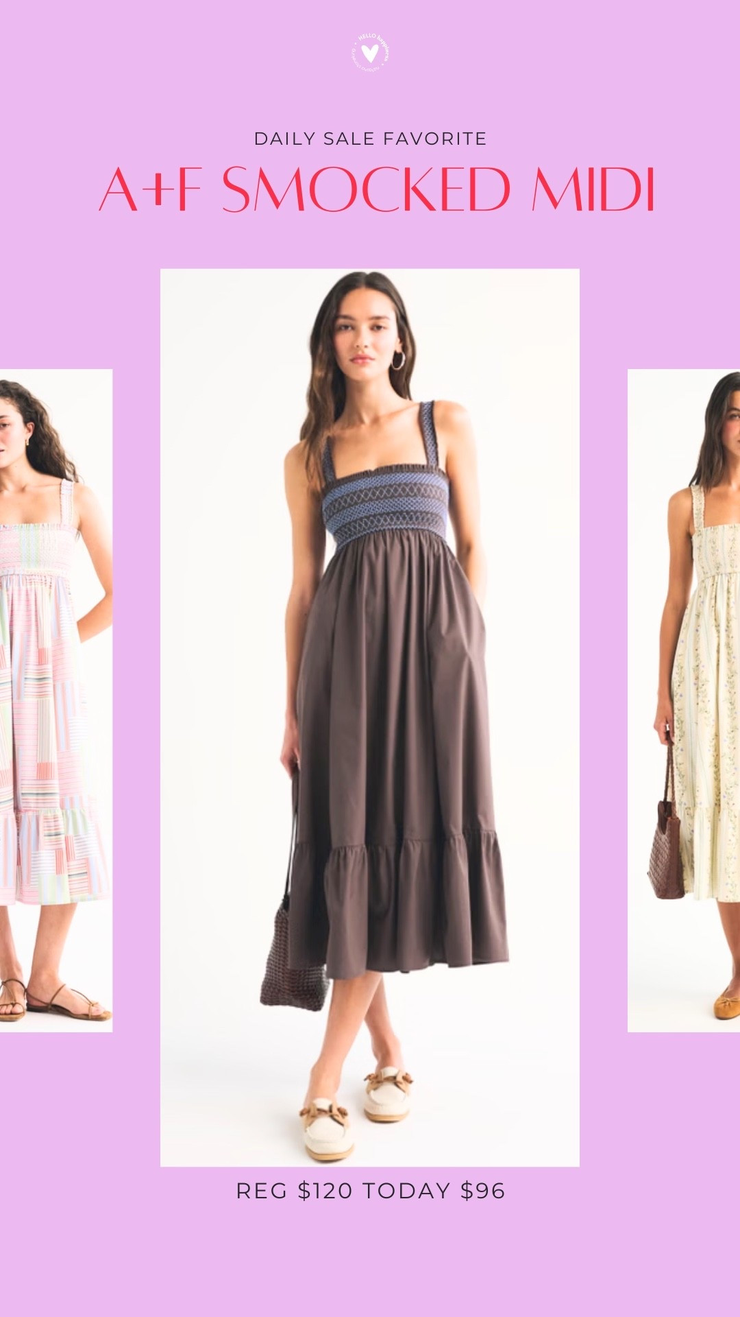 daily sale fav | A&F smocked midi 

#LTKSaleAlert #LTKSeasonal