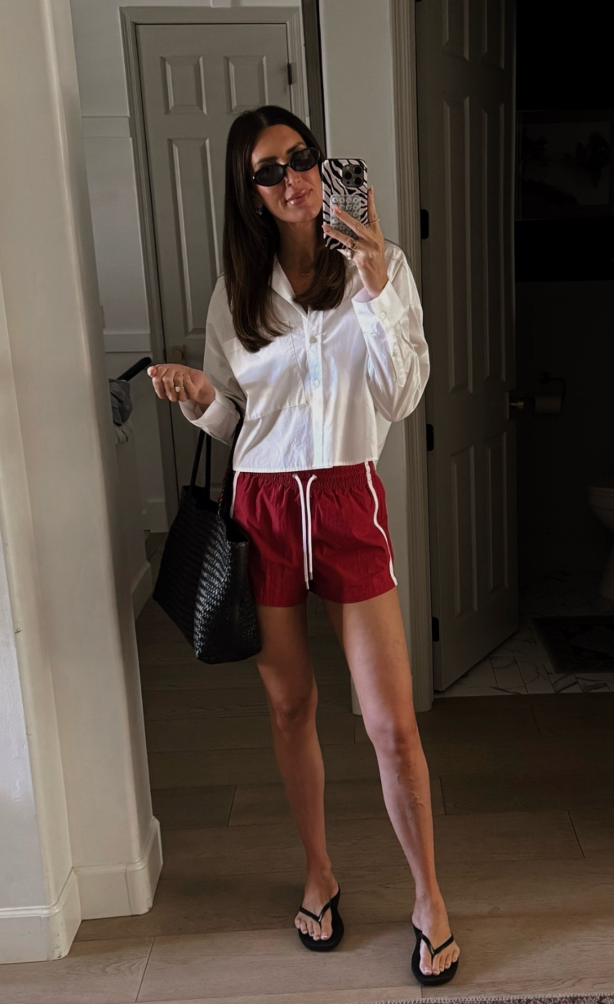 Another day , another pair of gap track shorts. Styled them with a cropped button down that I got from Abercrombie a few years ago. I linked some that are similar. Wearing a small tall in the shorts.

#LTKootd #LTKTall