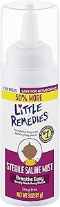 Little Remedies Sterile Saline Nasal Mist, Safe for Newborns, 3 oz | Amazon (US)