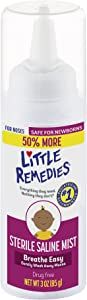 Little Remedies Sterile Saline Nasal Mist, Safe for Newborns, 3 oz | Amazon (US)