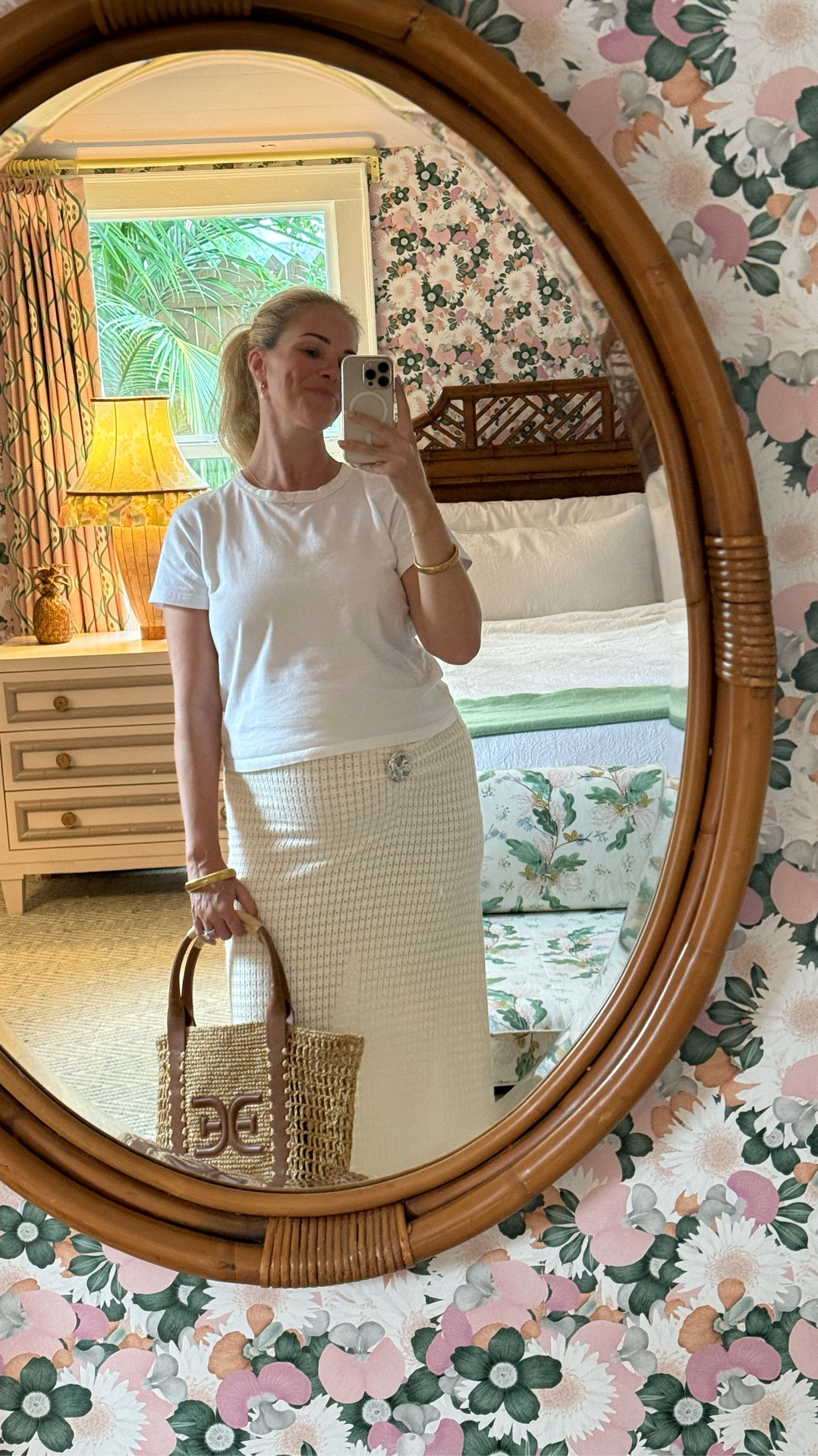 Easy beach dinner look! The sandals & chic knit maxi are on sale for under $50! Also obsessed with this versatile raffia tote 👜 

#LTKSaleAlert #LTKBump #LTKFindsUnder50