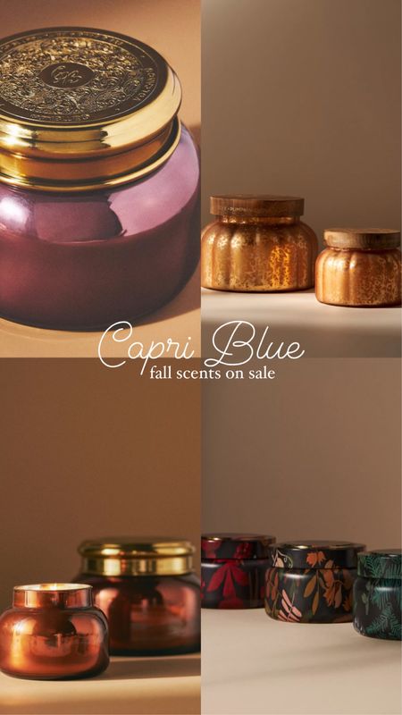 Capri Blue candles on sale!
pumpkin clove
apple cider social
volcano 
pumpkin dolce


#LTKSeasonal #LTKhome #LTKsalealert