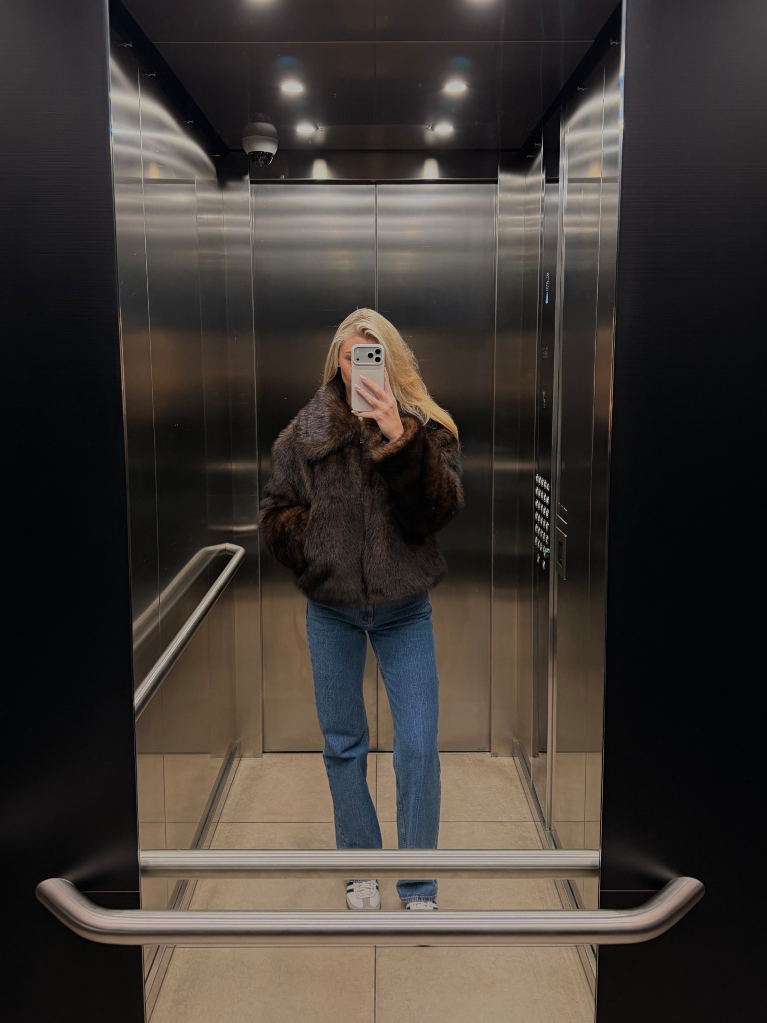 Outfits I’ve worn this week | I was running my some errands and needed to be warm as it’s still quite cold! 

You can’t see underneath my jacket but I’ve been religiously wearing my Holland Cooper Mohair-blend jumpers I bought just before Christmas. They have gorgeous shoulder pads too. 

My jeans are in my favourite style from Abercrombie, I have them in black too. They’re so flattering on the leg and the perfect shade of blue to go with everything I throw on. 

Jacket is last year Topshop via asos, I’ve linked a few similar ones but I’ve been wearing it constantly. It looks so elevated and much more expensive than it actually was! 

Jeans size: 24” / Regular length in shade “medium marble” 
Jacket: Size small 

Abercrombie Jeans, Chocolate Brown Faux Fur Jacket, Adidas Sambas, Casual Outfits, Everyday Outfit, Winter Outfits, Quiet Luxury, Model Off-Duty Style, Winter Outfits UK, London Outfits. 

#LTKwinter #LTKjeans #LTKuk