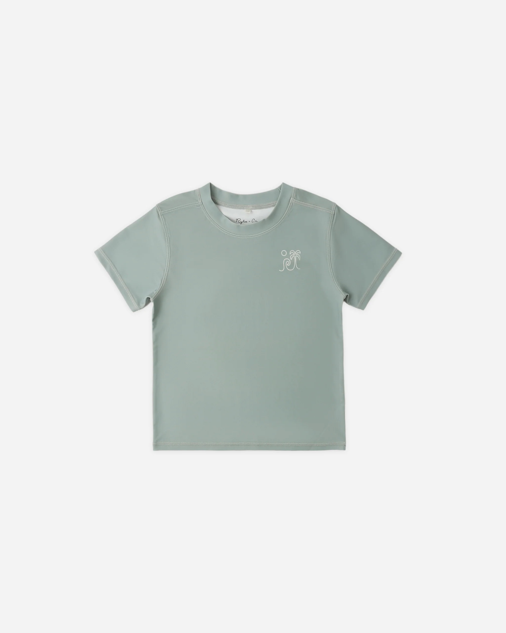 Short Sleeve Rashguard Sea Green | Rylee + Cru