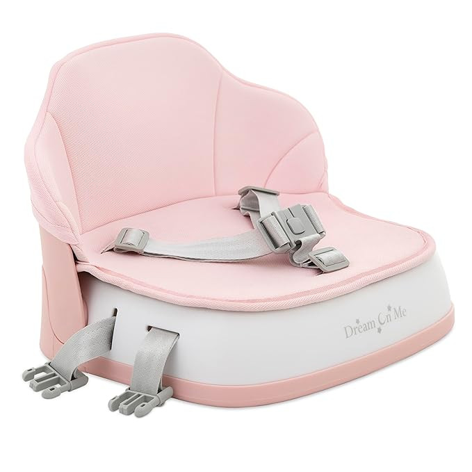Dream On Me Cozy Pod Booster Seat with Removable Cover in Pink, Booster Seat for Kitchen Chair In... | Amazon (US)
