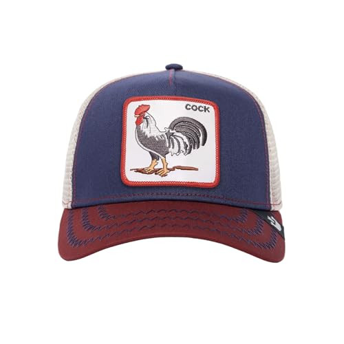 Goorin Bros. The Farm Unisex Original Adjustable Snapback Trucker Hat, Navy (The Cock), One Size | Amazon (US)