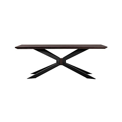 Allora Acacia Solid Wood Mid-Century Modern Dining Table in Brown | Amazon (US)