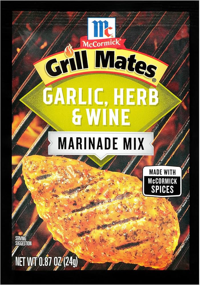 McCormick Grill Mates Garlic, Herb & Wine Marinade Mix, 0.87 oz (Pack of 12) | Amazon (US)