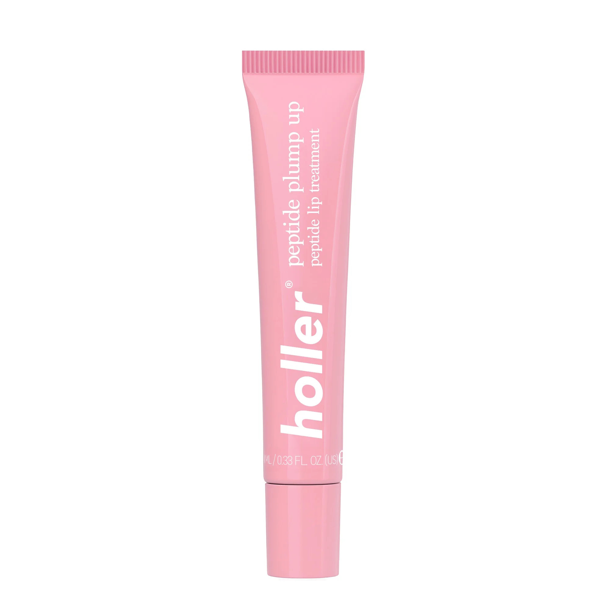 Holler Peptide Plump Up Guava Glaze Peptide Lip Treatment, Hydrating Shea Butter, 0.33 fl oz | Walmart (US)
