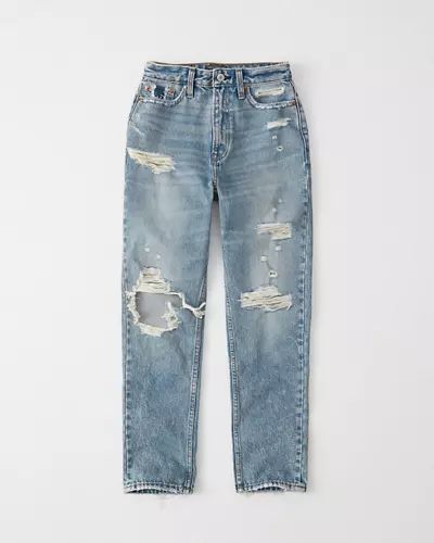 High Rise Mom-Jeans | Abercrombie & Fitch US & UK
