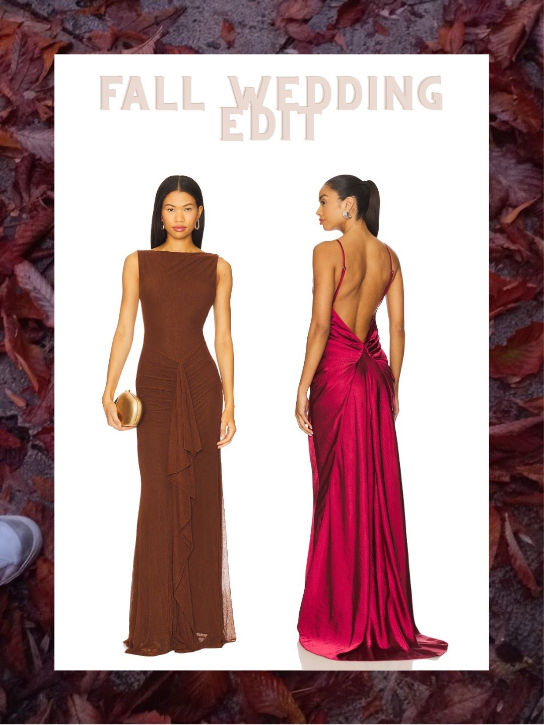 Two timeless fall wedding guest looks you’ll love 🤍 A chic maroon dress and a rich chocolate brown dress—both perfect for fall weddings, cocktail parties, or formal events. These colors capture the essence of the season while keeping your style refined, elegant, and effortlessly chic. #FallWeddingGuest #TimelessStyle #ChicAndStylish #FallWeddingStyle #WeddingGuestLooks #FallColors #MaroonDress #BrownDress #AutumnWeddingGuest #ChicStyleGuide #CocktailAttire #TimelessFashion #ElegantFallStyle

#LTKWedding #LTKStyleTip #LTKSeasonal