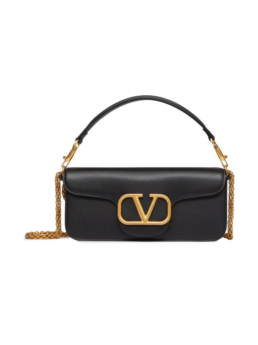 Valentino Garavani Locò Calfskin Shoulder Bag | Saks Fifth Avenue