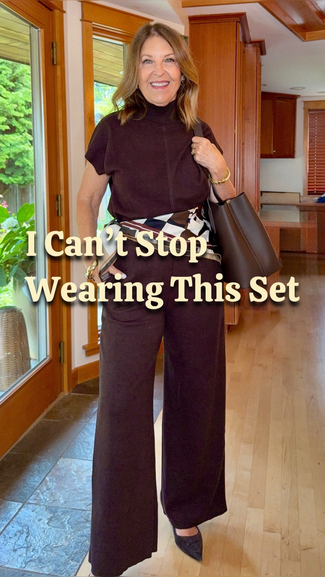 This is the new set I can't stop wearing. 

It's an elevated set by Splendid that is stylish and soft and so comfortable.  I've received many compliments too.  

These are the regular-length Winslow pants, and they also come in a cropped style. I'm wearing the Winslow mock turtleneck, but you can choose from other styles too.  I love it, and I’m sure you will too.  

Top fits tts. I'm wearing size XS. Pants fit tts.  If you are between sizes, I suggest going up. I'm 5’2, and I shortened my pants by cutting them off.

#LTKootd #LTKOver40 #LTKPetite