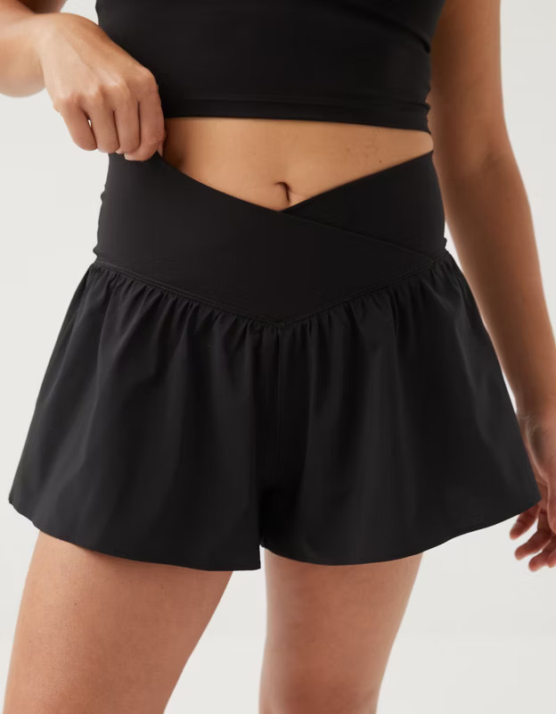 OFFLINE By Aerie Real Me Crossover Flowy Short | Aerie
