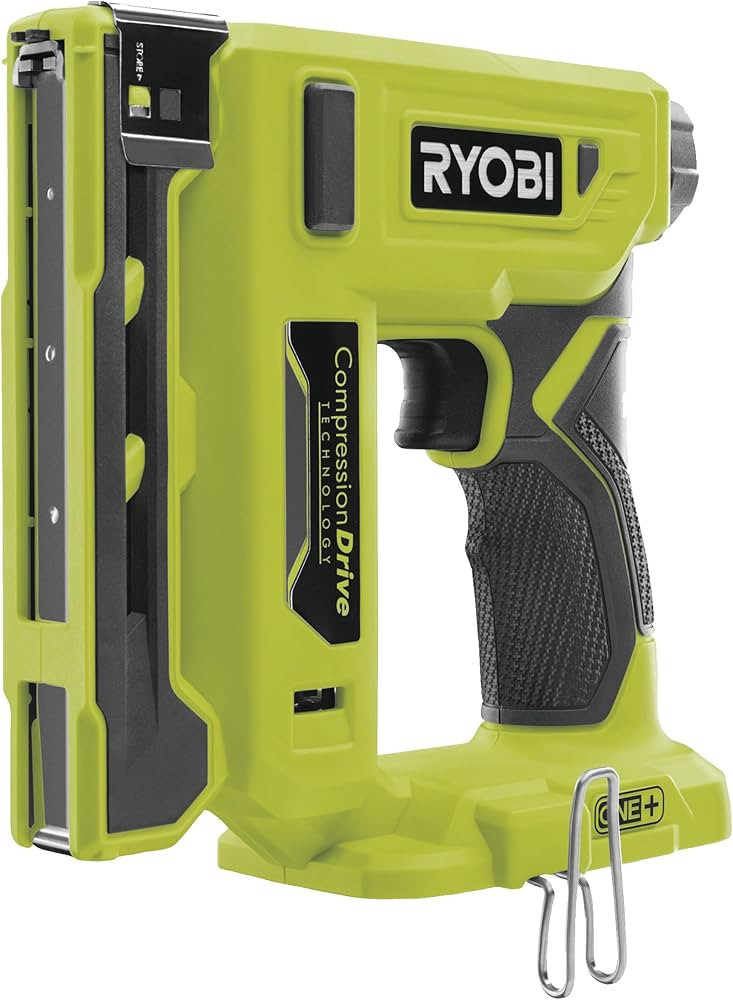Ryobi 18-Volt ONE+ Cordless Compression Drive 3/8 in. Crown Stapler (Tool Only) P317 | Amazon (US)