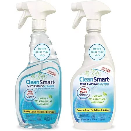 CleanSmart Daily Surface Cleaner for The Home, 23 Ounce Spray (Pack of 2) | Walmart (US)
