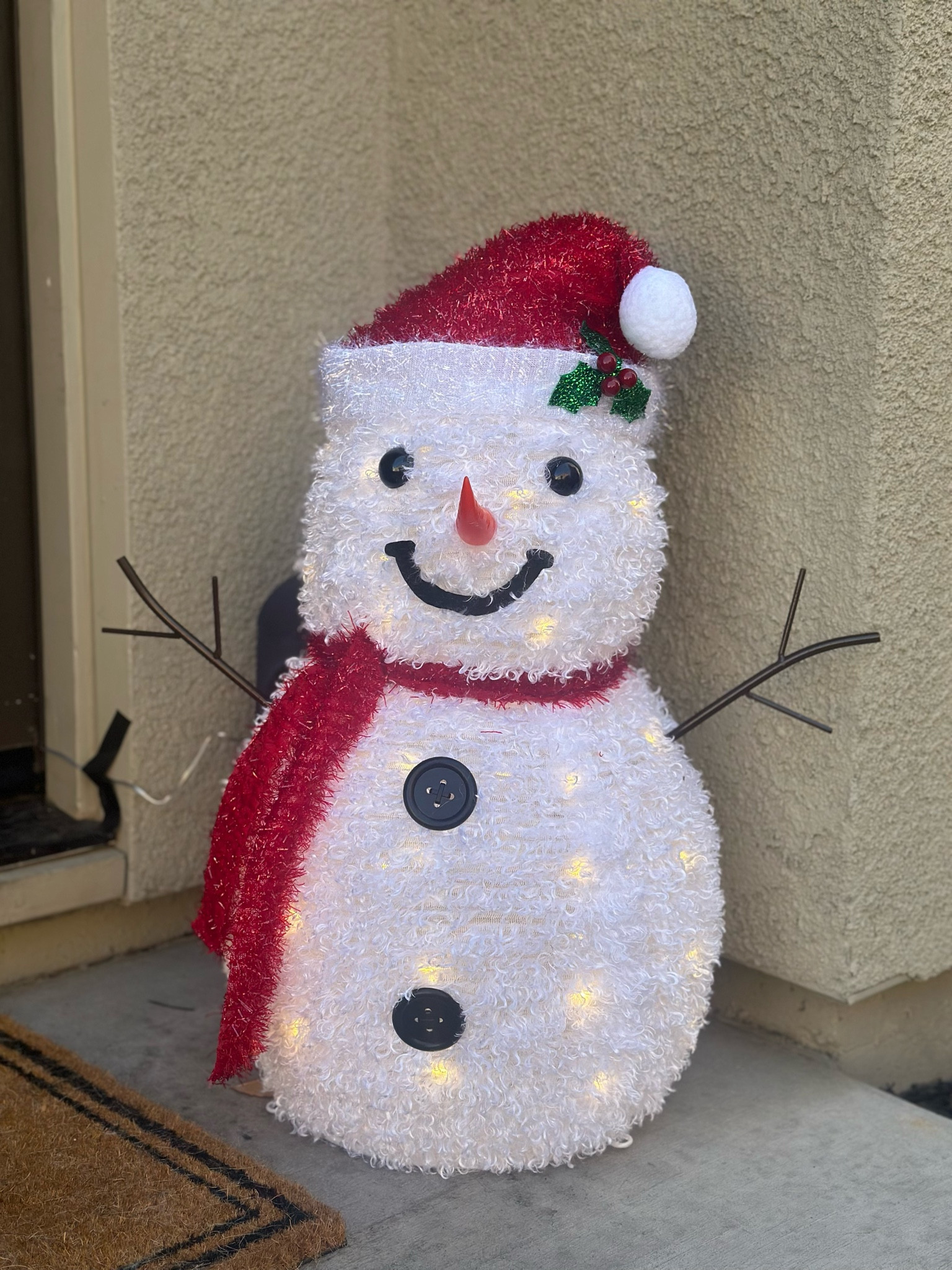 My little LED snowman is sooo cute!! And fits perfectly on my door step

#LTKHoliday