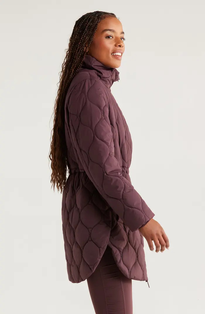 Skyline Longline Quilted Jacket | Nordstrom
