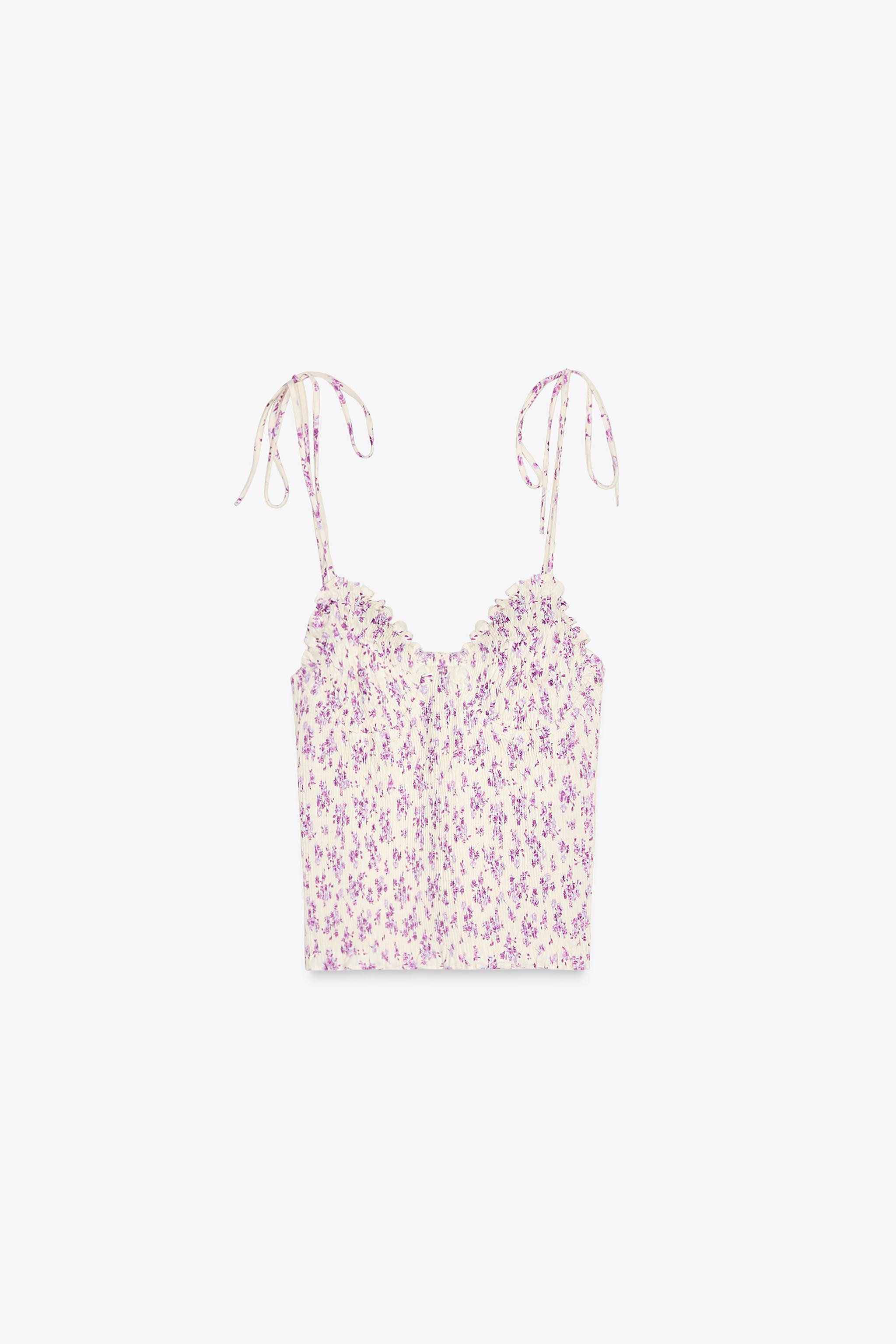 FLORAL PRINT TOP | Zara UK