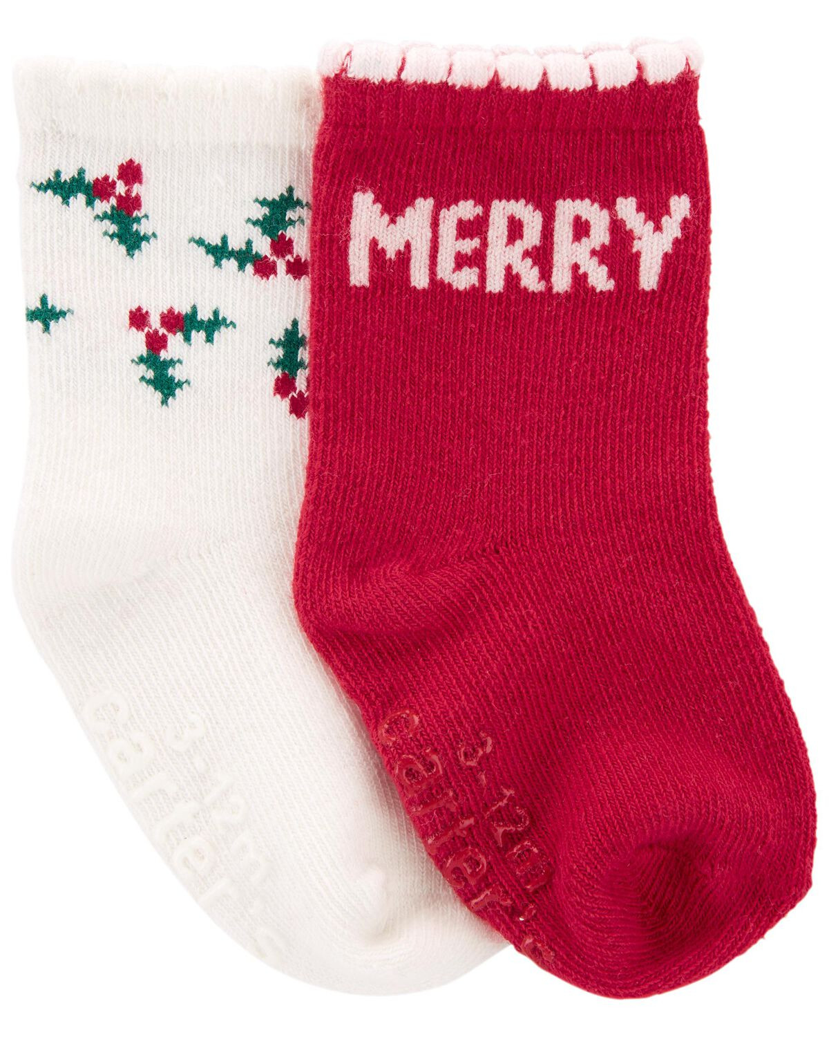 Baby 2-Pack Christmas Booties - Carter's | Carter's | Carter's Inc