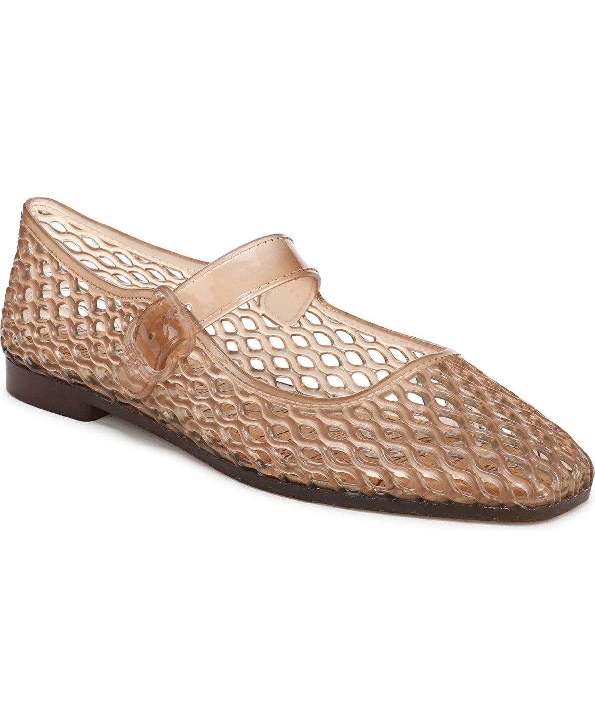 Sam Edelman Women's Michaela Jelly Mary Jane Flats - Transparent Brown | Macy's