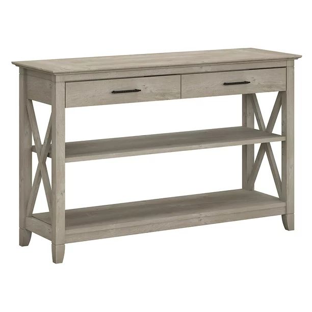 Bush Furniture Key West Console Table with Drawers and Shelves | Walmart (US)