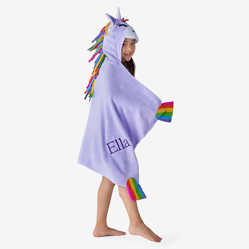 Hooded Towel - Unicorn Lilac | The Company Store