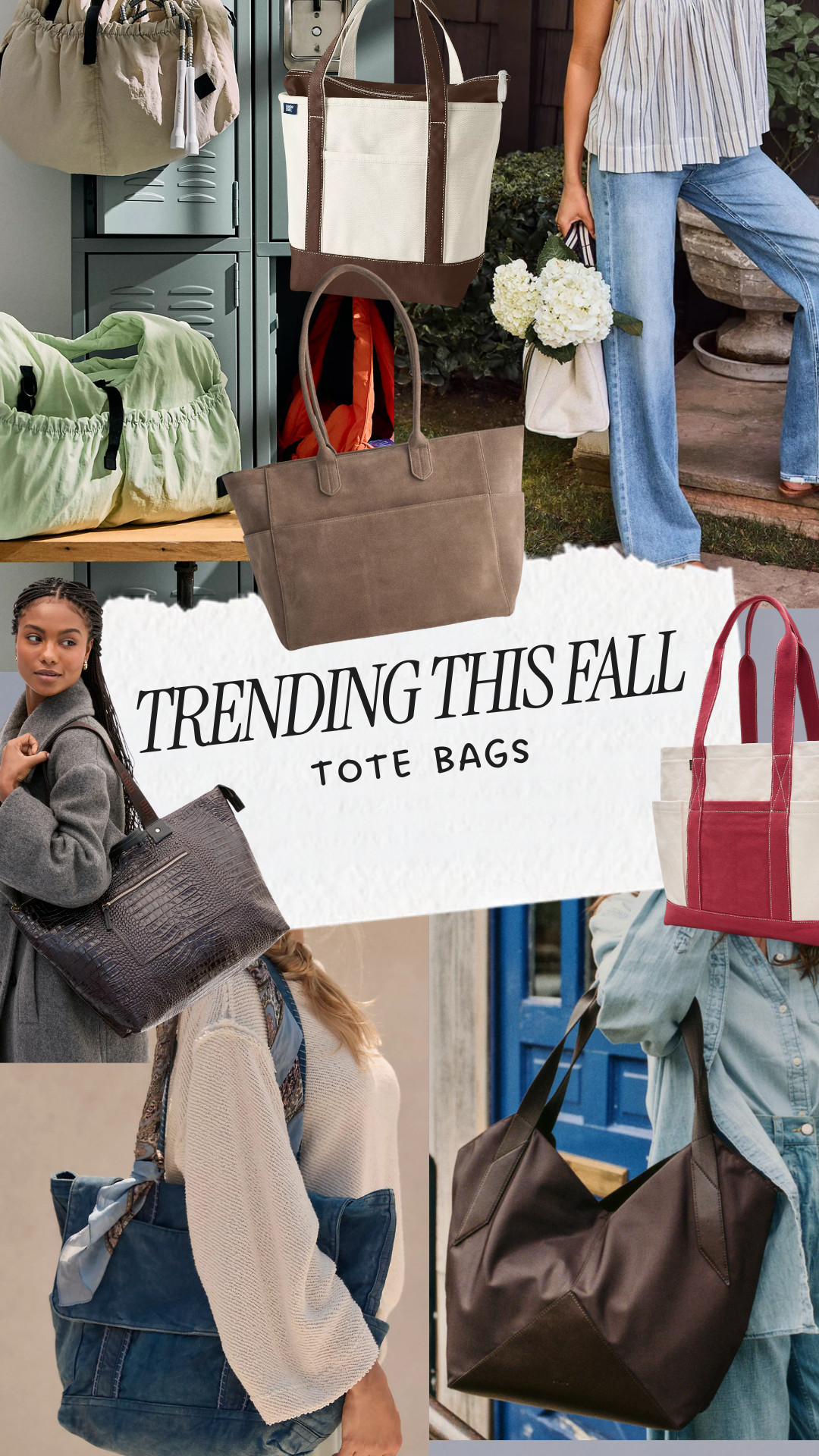 Trending this Fall: Tote Bags 

 