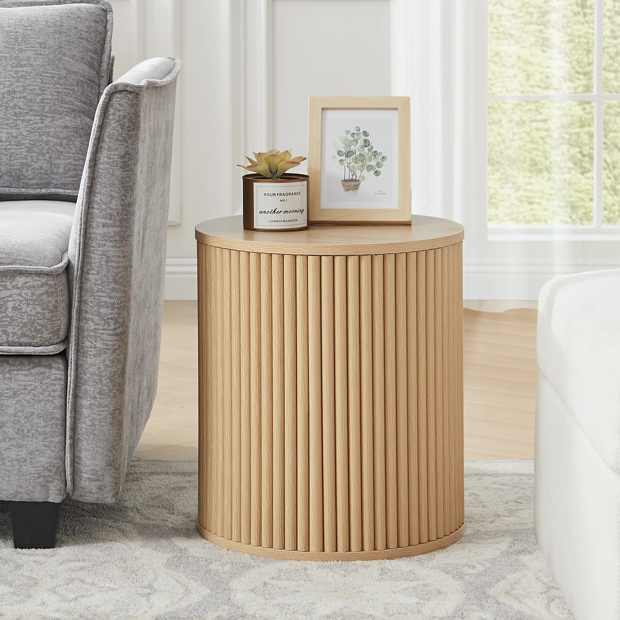 Fluted Round End Tables | Wayfair North America