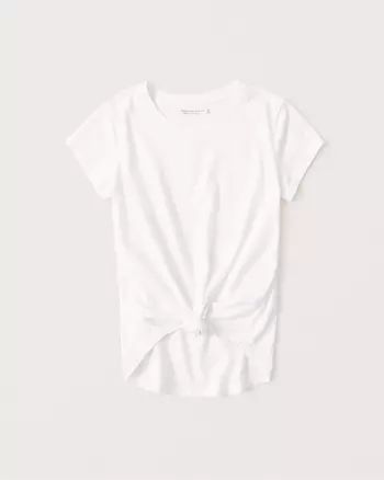Knotted Crew Tee | Abercrombie & Fitch US & UK