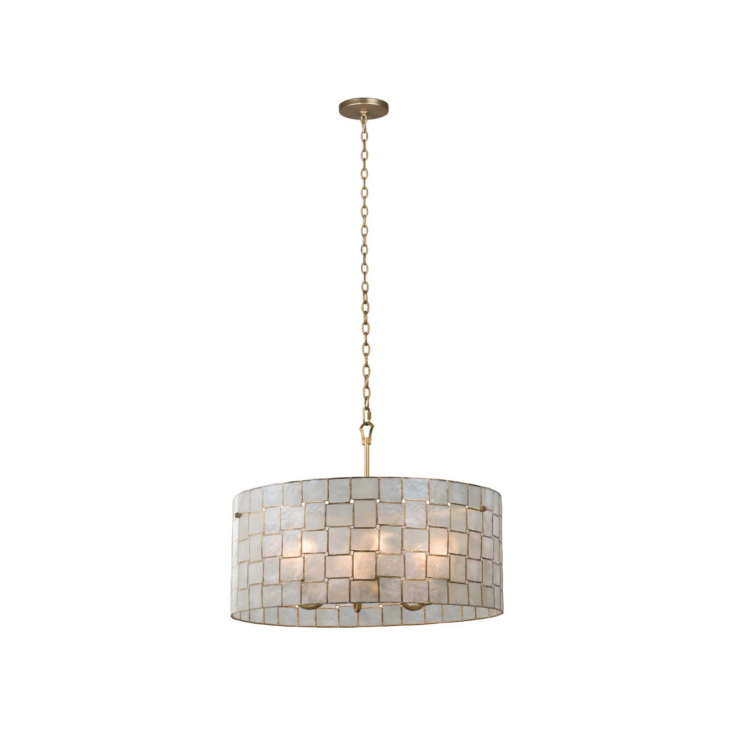 Roxy 6 - Light Iron Dimmable Drum Chandelier | Wayfair North America
