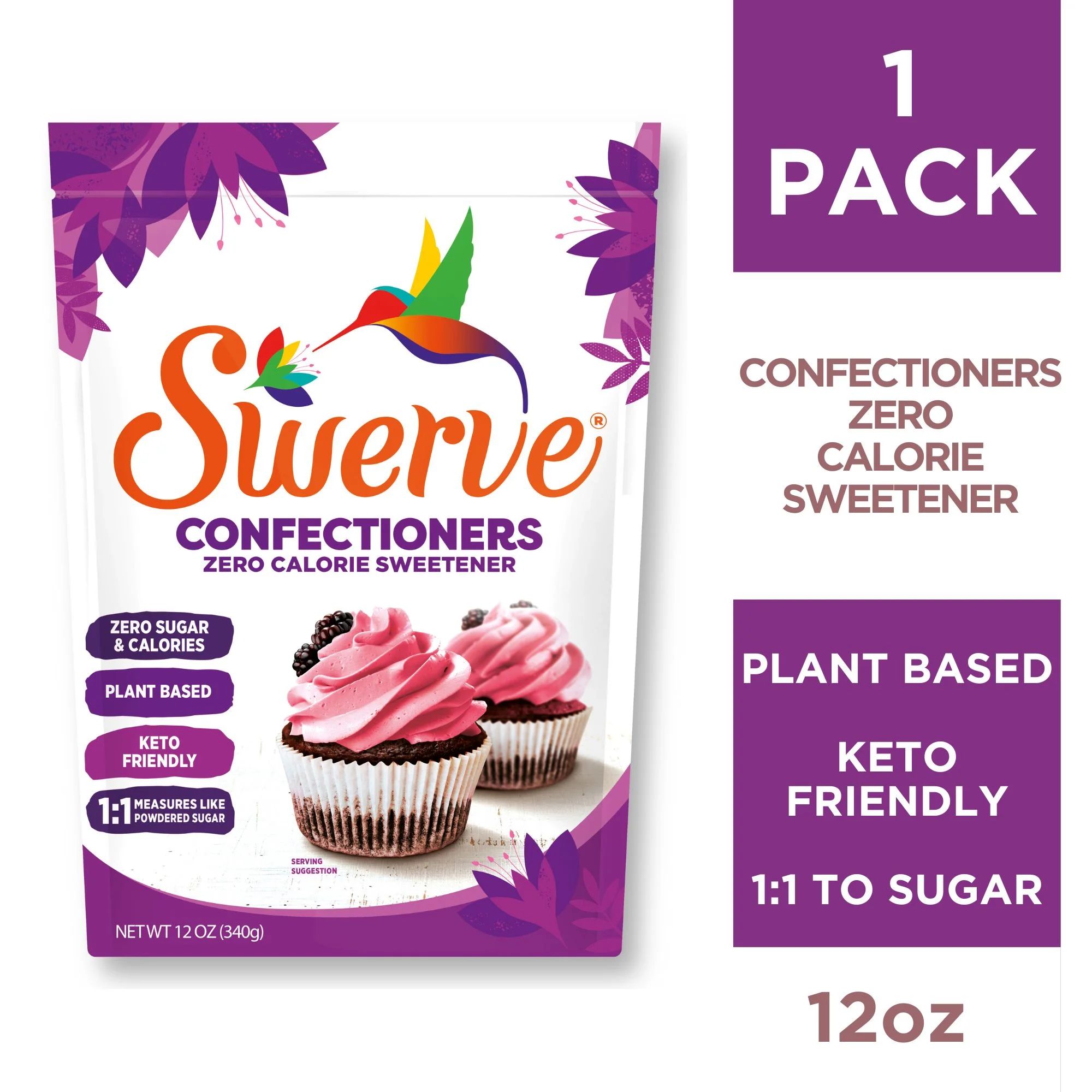 Swerve Ultimate Powdered Sugar Replacement Sweetener, Confectioners Sugar Substitute, Zero Calori... | Walmart (US)