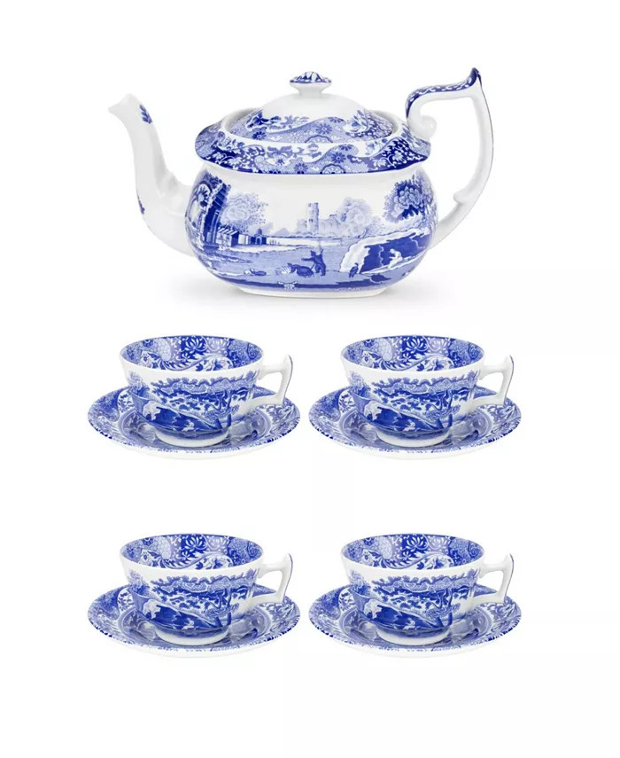 Italian 9 Piece Tea Serving Set, 9 Piece | Macy's Canada