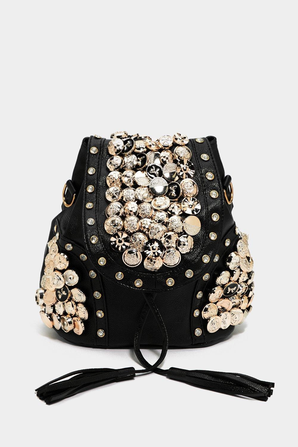 WANT Embellished Button Backpack | Nasty Gal UK (+IE)