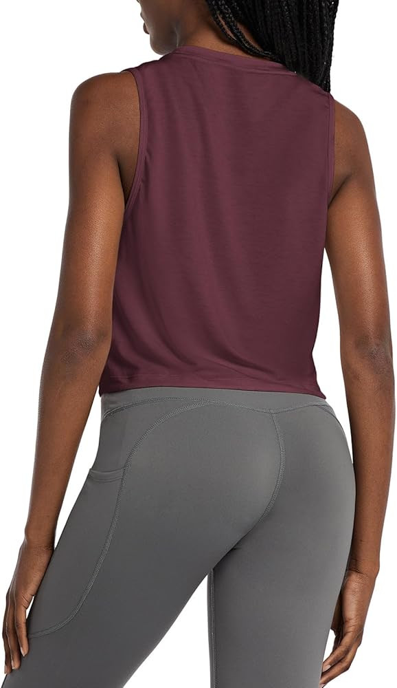 BALEAF Workout Tops for Women Crop Tank Top Quick Dry Athletic Gym Exercise Sleeveless Shirts Mus... | Amazon (US)