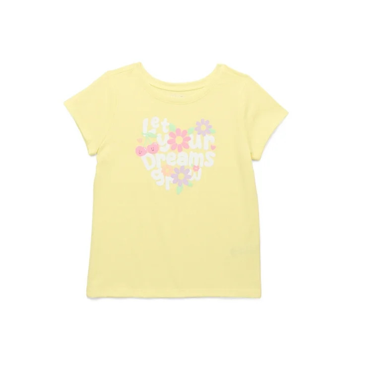Garanimals Toddler Girl Short Sleeve Graphic T-Shirt, Sizes 18M-5T | Walmart (US)