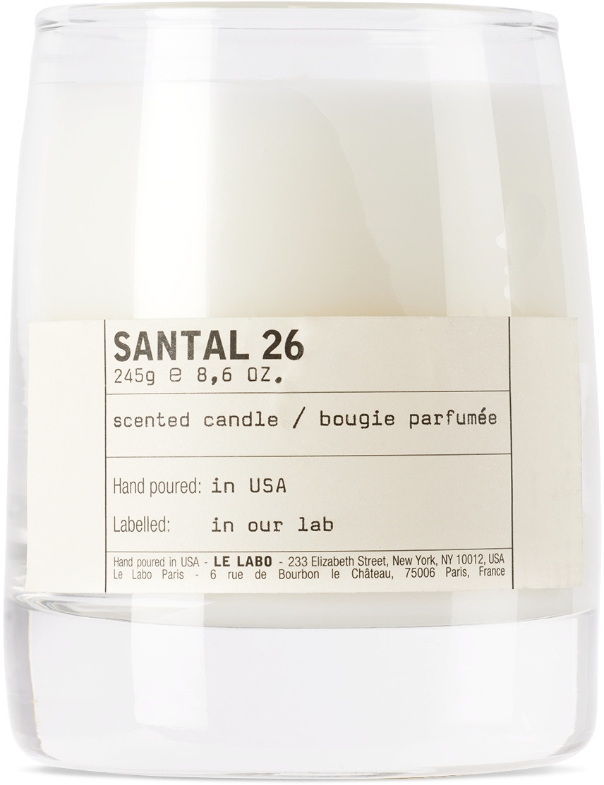 Le Labo White Santal 26 Classic Candle | SSENSE