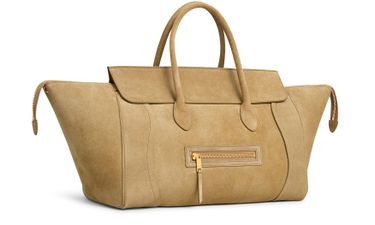 Medium new luggage in suede calfskin | 24S US